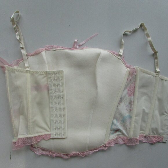 Rene Rofe Sophie B Cream Floral Corset Set - NEW - Picture 8 of 13